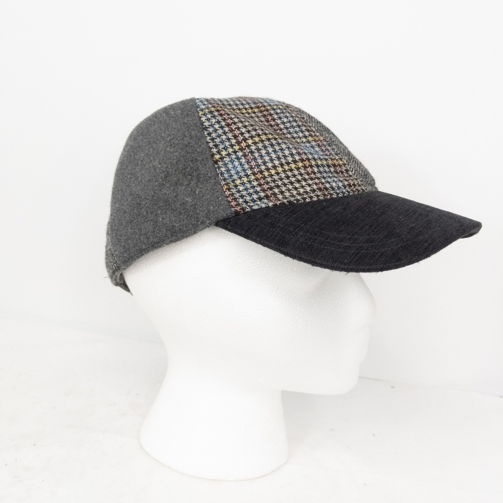 Herringbone  Polyester Wool Blend Snapback Hat